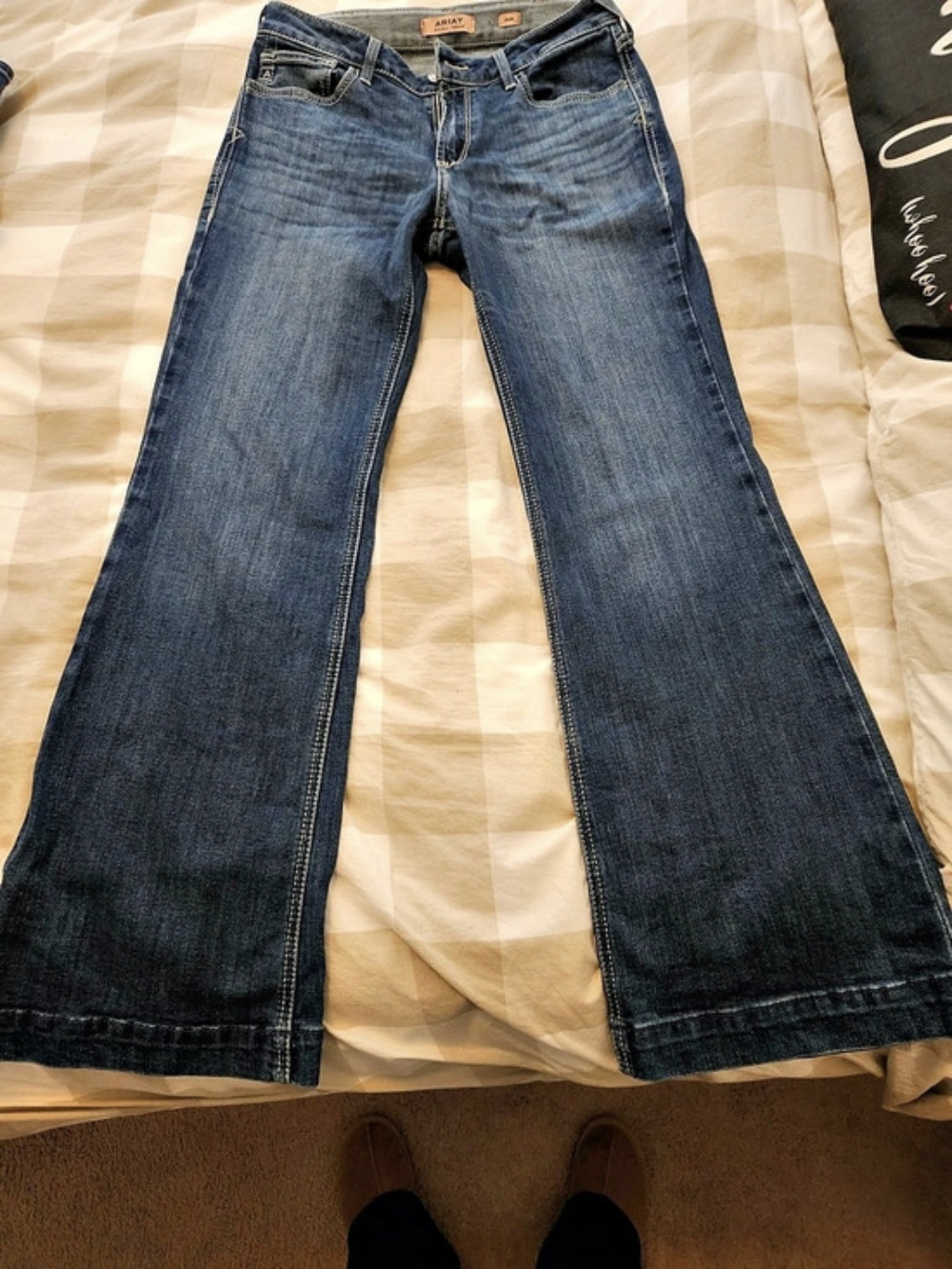 Ariat R.E.A.L. Mid Rise Boot Cut Trouser Jeans Waist 30